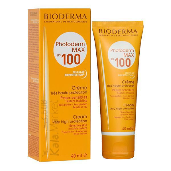 کرم ضد آفتاب رنگی بایودرما فتودرم مکس SPF 100 مناسب انواع پوست با پوشش رنگی طبیعی
