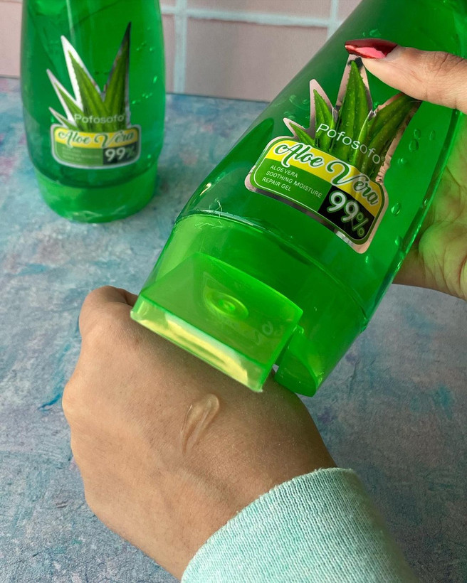 ژل آبرسان آلوئه ورا مناسب انواع پوست با جذب سریع و بدون چربی