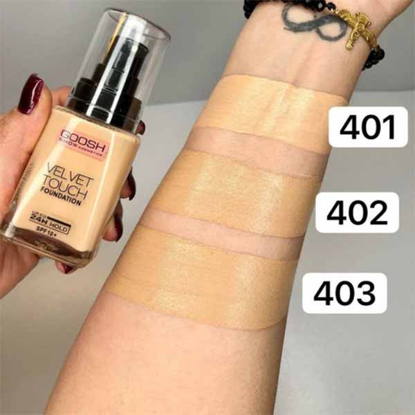 کرم پودر Velvet Touch GOSH با فرمول سبک و جلوه مات طبیعی