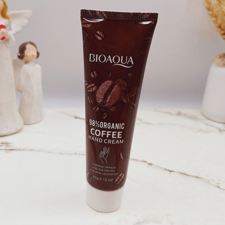 تصویر کرم دست BIOAQUA با رایحه قهوه مناسب مراقبت روزانه از دستها