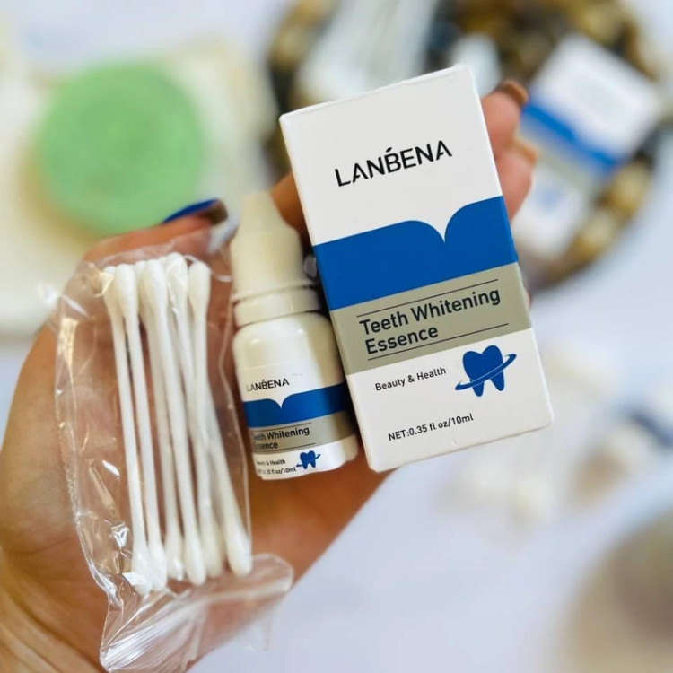 سرم سفیدکننده دندان LANBENA با فرمول ملایم برای کاهش زردی دندانها