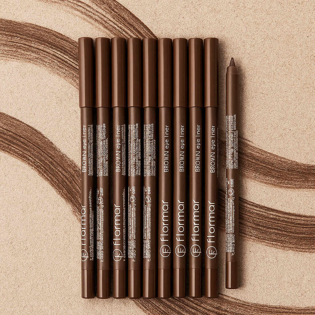 مداد چشم قهوه ای Flormar