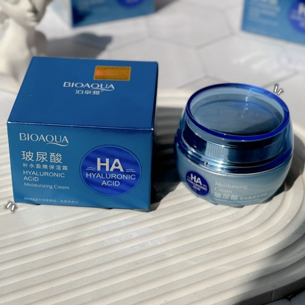 کرم آبرسان هیالورونیک اسید بیوآکوا BIOAQUA HA برای آبرسانی عمیق پوست