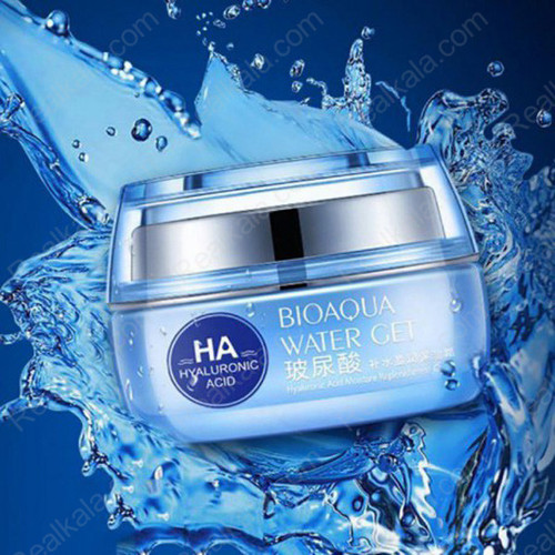 BIOAQUA HA Water Get Hyaluronic Acid Moisture Replenishment Cream کرم آبرسان هیالورونیک اسید بیوآکوا