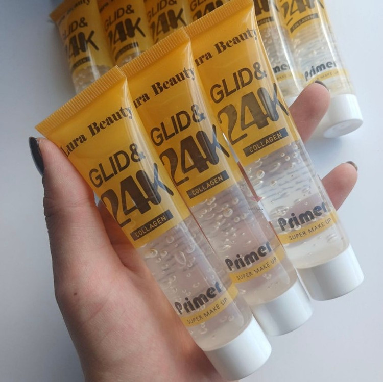 خرید پرایمر صورت لورا بیوتی Gold 24K با بافت سبک و ماندگاری بالا