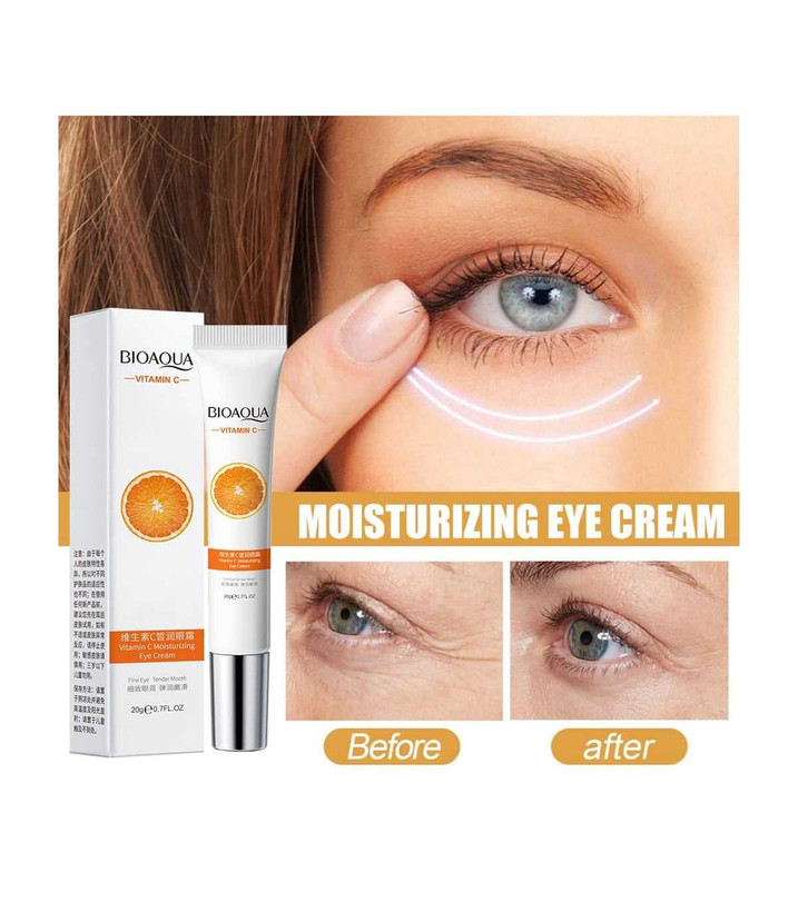 تصویر کرم دور چشم ویتامین C BIOAQUA حجم 20 گرم برای مراقبت روزانه