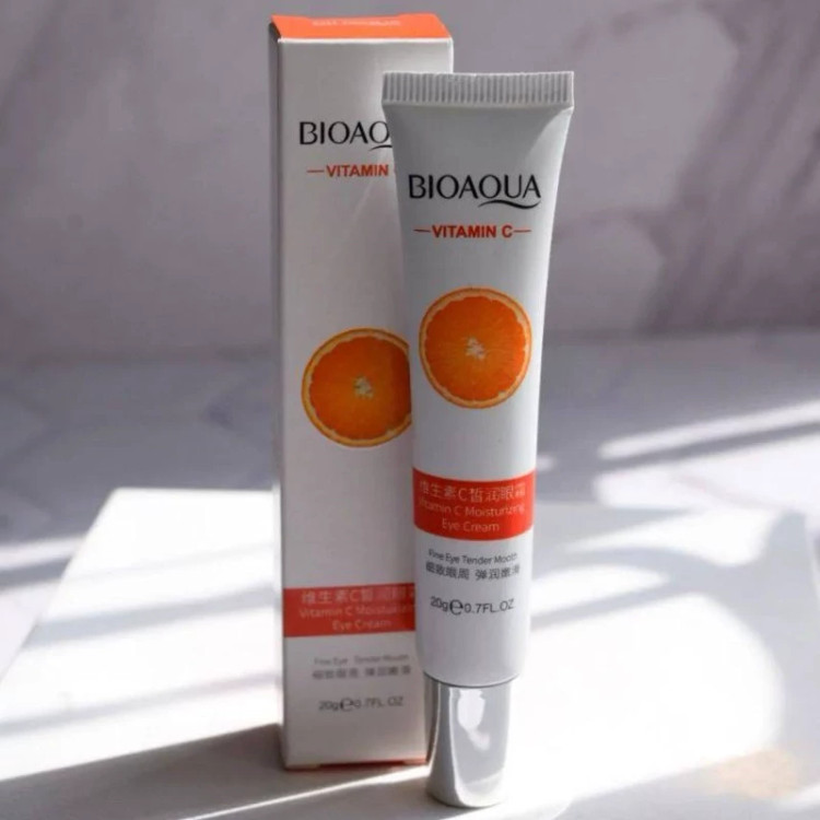 خرید کرم دور چشم BIOAQUA Vitamin C با فرمول مرطوب کننده و سبک