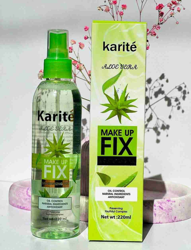 اسپری فیکساتور آرایش کاریته Karité مدل Make Up Fix حجم 220 میلی لیتر