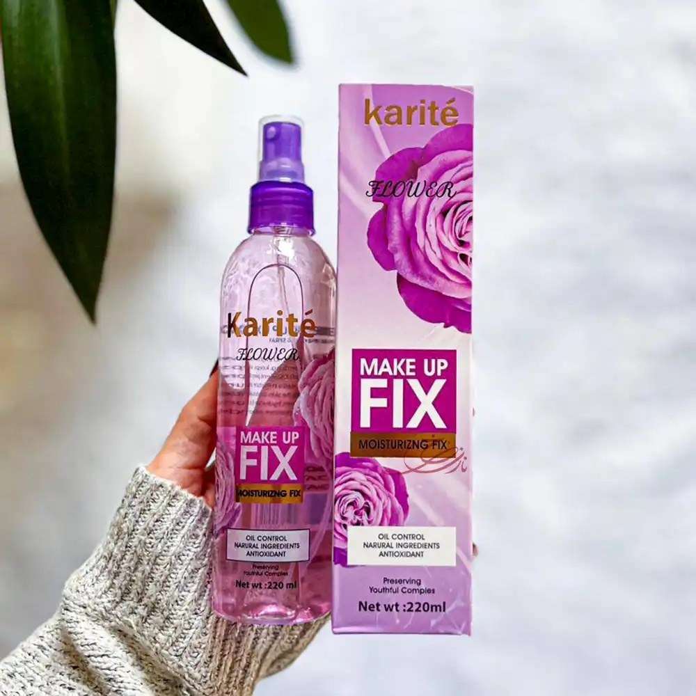 خرید اسپری فیکساتور Karité مدل Moisturizing Fix مناسب تثبیت آرایش