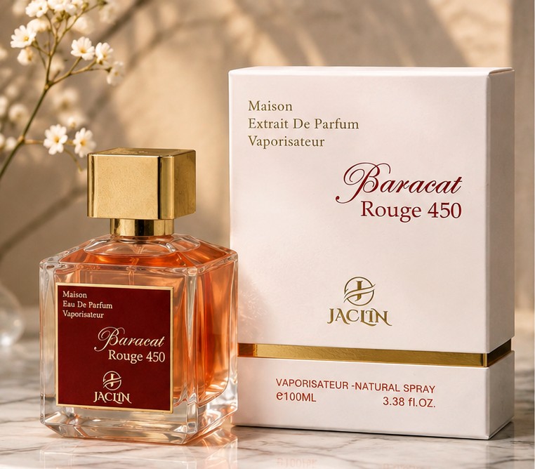 خرید ادکلن Jaclin Baracat Rouge 450 با رایحه شیرین و کهربایی
