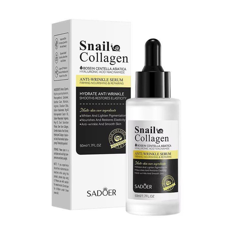 سرم Snail Collagen سادور حاوی کلاژن و عصاره حلزون